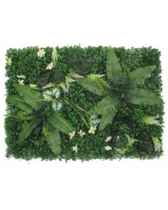 Mixed Foliage Wall Mat Green