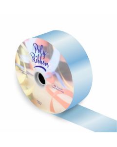 50mm (2") Poly Ribbon 100 Yards Light Blue Florist Supplies UK