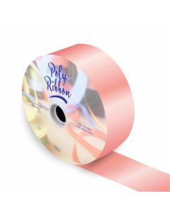 50mm (2") Poly Ribbon 100 Yards Peach Florist Supplies UK