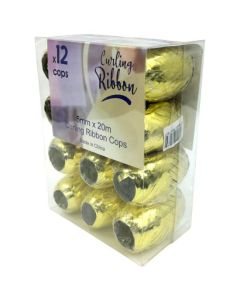 5mm x 20m Metallic Gold Curling Ribbon Cops Florist Supplies UK
