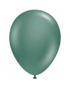 11" Evergreen 100ct Tuftex® 100% Natural Latex Balloons