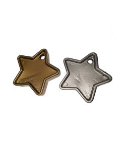 40gm Gold & Silver Mix Plastic Star Balloon Weight 25pk Sear