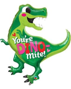 42" You're Dino-Mite! Foil Balloon Qualatex