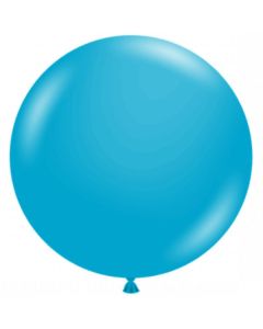 17" Turquoise 50ct Tuftex® 100% Natural Latex Balloons