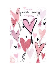 Your Anniversary C50 Pk6 Cards Simon Elvin