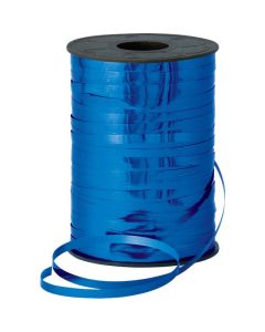 Metallic Blue 5mm X 500m Curling Ribbon Qualatex