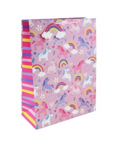 Extra Large Unicorns & Rainbows Gift Bags Pk6 Eurowrap