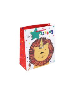 Medium Lion Gift Bags Pk6 Eurowrap