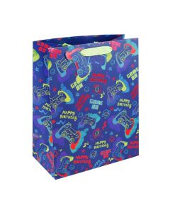Large Gamer Gift Bags Pk6 Eurowrap