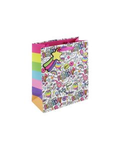 Medium Girly Gift Bags Pk6 Eurowrap