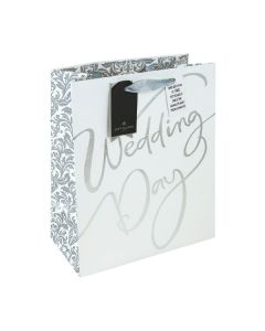 Large Silver Wedding Day Gift Bags Pk6 Eurowrap