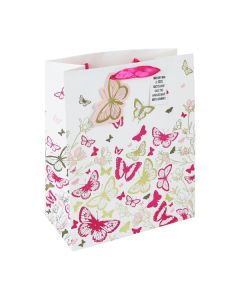 Large Butterflies Gift Bags Pk6 Eurowrap