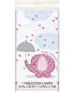Pink Umbrellaphants Plastic Table Cover Unique