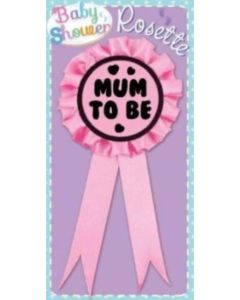 Mum To Be Pink Rosette Henbrandt