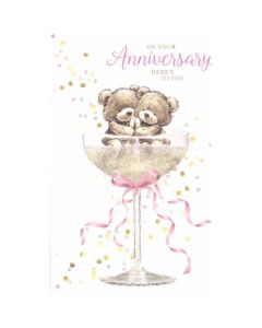 Your Anniversary C50 Pk6 Cards Simon Elvin