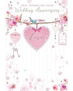 Your Anniversary C50 Pk6 Cards Simon Elvin