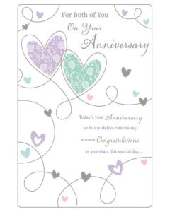 Your Anniversary C50 Pk6 Cards Simon Elvin