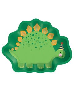 Dino-Mite Shaped Paper Party Plates
