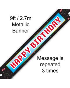 Happy Birthday Gaming Banner Oaktree