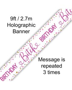 Happy Birthday Bitch Banner Oaktree