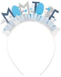 Blue Mom To Be Headband