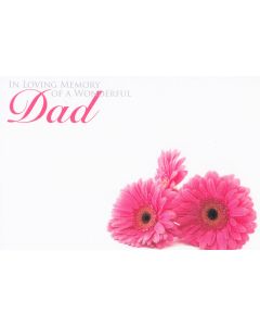 ILM of a Wonderful Dad Grave Card
