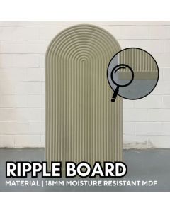 Ripple Board 6ft MDF Prop (Hayden's Pop And Prop Shop)