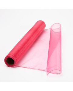 Organza Fabric Strong Pink 40cm x 9m