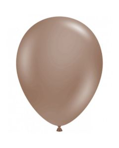 5" Cocoa 50Pk Tuftex 100% Natural Latex Balloons