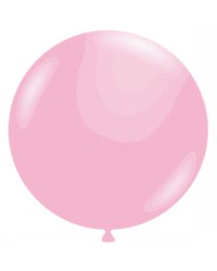 17" Baby Pink 50Pk Tuftex 100% Natural Latex Balloons