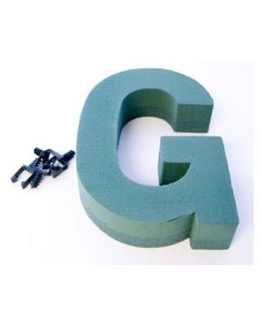 12" Letter G Oasis Foam Frame