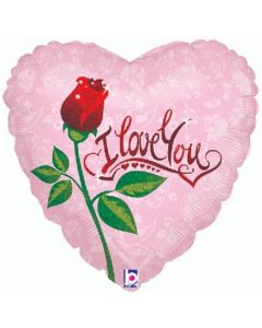 18" Dew Drop Love Foil Balloon Oaktree