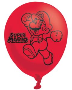 Super Mario Printed Latex Balloons