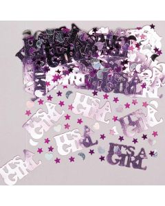 Pink It’s a Girl Table Confetti Amscan
