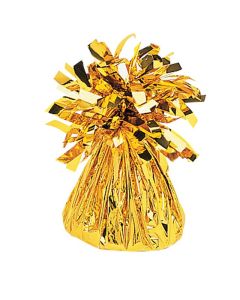 Gold Foil Balloon Weight Anagram