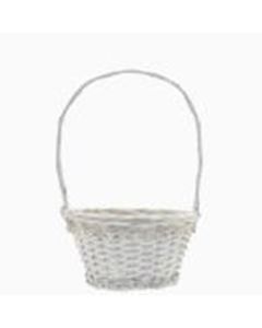 27.5cm Round Victoria Basket With Handle