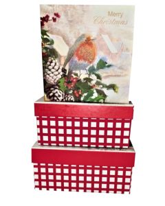Traditional Set Of 3 Boxes Tulip