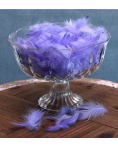 5g Light Purple Feathers In A Bag