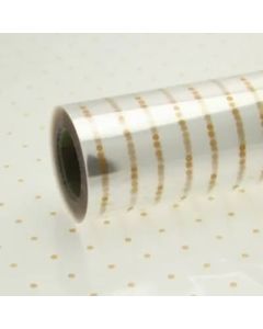 Gold Dots Printed Film 80cm x 100m Apac