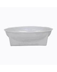 Square/Round Dish White Pk20