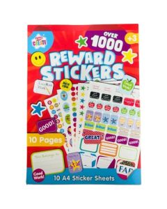A4 10 Sheets Reward Sticker Pad IG Design