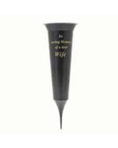 Black Spike ILM Wife Grave Vase