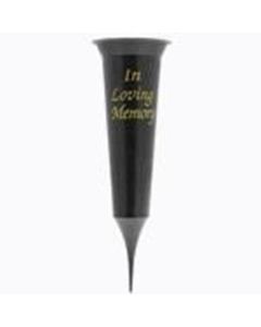 Black Spike Ilm Grave Vase