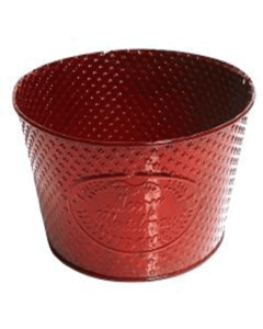 19cm Red Star Zinc Bucket