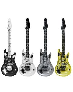 Inflatable Guitar 106cm Rock N Roll 4Astd Col