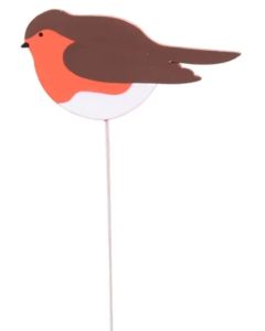 Robin On Wooden Pick 10pk