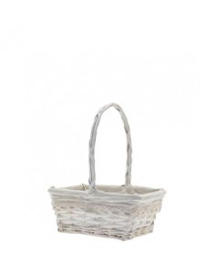 22cm Rectangular Victoria Basket With Handle