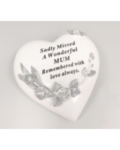 Mum Floral Heart