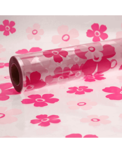 80cm BABY PINK/HOT PINK FLEUR FILM