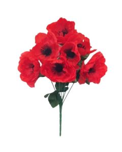 Poppy Bush Red